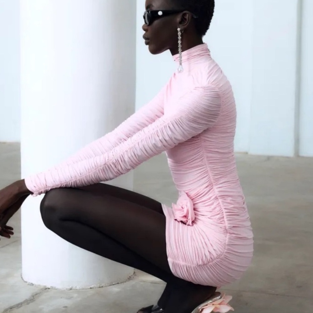 NWT H&M Magda Butrym Pink Dress XL